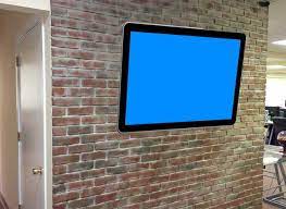 Then read the directions again to remember how to hang the tv on the wall mount. How To Mount Tv To Brick Wall