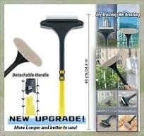 Portable Manual Sofa Clothes Cleaning Brushes Plastic Material Fashion  Design Compact Size 6.4x2x... black