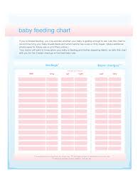 Baby Feeding Chart 5 Free Templates In Pdf Word Excel