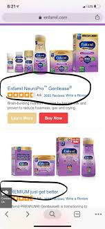 Formula Feeding Mommas Enfamil Gentlease Question