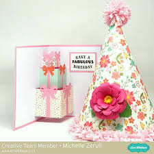 Cut slits at the center of your card. Pop Up Cards Lori Whitlock