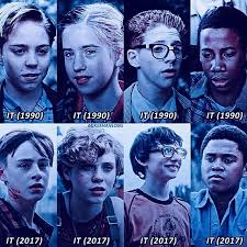 The Losers Club In 1990 And 2017 Pick One Then Or Now Like Tag And Comment Follow Nightmareonfilmstreet For E Scary Movies Clown Horror It The Clown Movie