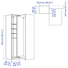 100 € vb 45136 bergerhausen. Pax Eckanbauelement 4 Boden Schwarzbraun 53x58x236 Cm Ikea Deutschland