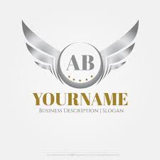 Enjoy 2020 designs and let's start! Free Logo Maker Silver Wings Logo Design Template Wings Logo Logo Design Template Logo Design