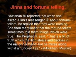 Practicing And Going To Fortune Teller Is Haraam Islamic Quotes Sayings The Jinn