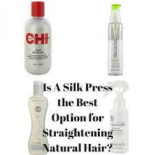 Most heat protectants use silicones. Here Is Why A Silk Press Is Your Best Bet To Safe Natural Hair Straightening Straightening Natural Hair Pressed Natural Hair Natural Hair Styles