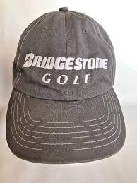 Bridgestone Golf Gray White Baseball Hat Strapback Bridgestone Baseballcap Sport Hat Hats White Baseball Hat