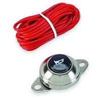 Wolo Universal Horn Button Switch Kit, Chrome Finish, Metal, Includes 2  Screws