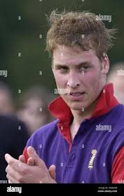 Prince William au club de polo de Beaufort, 2002.Photo.Anwar Hussein Photo  Stock