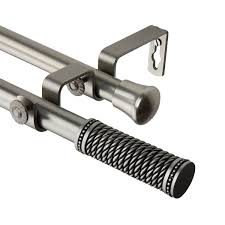 Maybe you would like to learn more about one of these? Rod Desyne Threaded Adjustable Double Curtain Rod