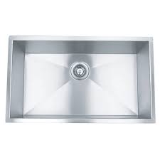 stainless steel zero radius undermount