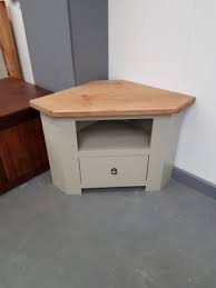 Living room small corner unit. Rustic Corner Tv Unit With Drawer Living Room Tv Units