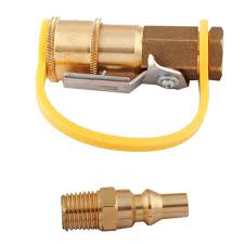 One quirk is that the generator has a female quick disconnect and the hose needs a male qd plug on it, thus you would need to build up a hose with male qd plugs on both ends and use the shutoff valve on the trailers disconnect, and be certain it is shut off before disconnecting any hoses. Buy Rv Propane Quick Connect Adapter Kit Natural Gas 1 4inch Shutoff Valve Male At Affordable Prices Free Shipping Real Reviews With Photos Joom