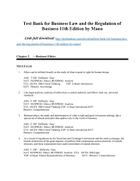 Pin On Download Business Law And The Regulation Of Business 11th Edition By Mann Test Bank