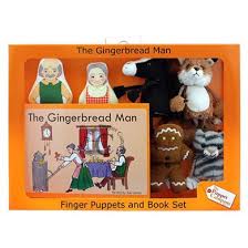 We've taken the liberty to add gingerbread man's taunting chant as he evades his captors throughout the story: The Gingerbread Man Traditional Story Set By The Puppet Company