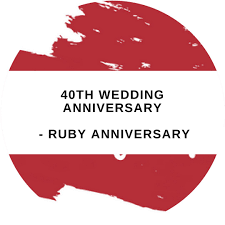 The metal foundry 40th ruby 2021 wedding recycled solid brass anniversary sundial gift idea is a great present for him, her, parents, grandparents or couple on 40 years of marriage 110 $92 95 40th Anniversary Gift Ideas Ruby Jewellery Minar Jewellers