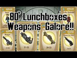 Fallout Shelter Ios 82 Lunchboxes Weapons Galore 13 Youtube
