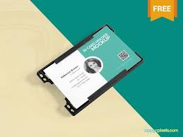 Free Id Card Holder Mockup Psd Free Id Free Card Holder
