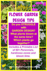 Design Tipps Fur Blumengarten Gingham Gardens Garten Blog In 2020 Perennial Garden Design Flower Garden Plans Flower Garden Design