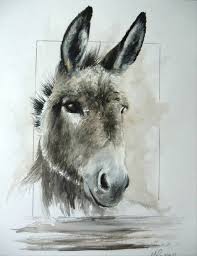 Lecture D Un Message Mail Orange Ane Dessin Art A Theme Cheval Tableaux Animaux