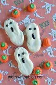 Easy Nutty Buddy Ghosts Recipes Halloween Cookies Nutty