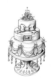Vintage Wedding Cake Clip Art Wedbridal Site Cake Sketch Cake Drawing Wedding Cake Drawing