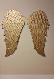 Wood Angel Wings Wall Art Carved Look Angel Wings Wall Decor Vintage Architectural Wings Large Angel Wings Wall Decor Angel Wings Wall Art Wood Angel Wings
