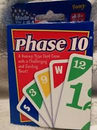 This clue was last seen on june 26 2021 in the popular crosswords with friends puzzle. Phase 10 Card Game For 2 6 Players Rummy Type Card Game 108 Cards Instruction Ebay