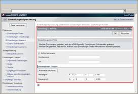 What can i do with the canon iw desktop software? Einstellen Von Airprint Canon Imagerunner Advance C5255i C5255 C5250i C5250 C5240i C5235i Anwenderhandbuch