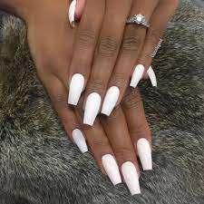 See more ideas about pretty acrylic nails, acrylic nails, dream nails. White Manicure White Acrylic Nails Girls Nails White Coffin Nails