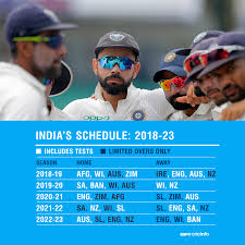 4 test, 3 odi and 3 t20 matches. Who Plays Whom Where All You Need To Know About Your Team S Schedule From 2018 To 2023