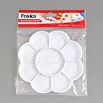 Foska Plastic Flower Shaped Small Art Drawing Palette for ...