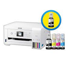 It doesn't use an ink cartridge. Epson Ecotank 2760 Special Edition All In One Printer With Bonus Black Ink