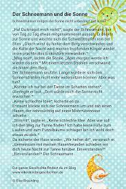 Gedichte für kinder kinder reime kinder lied gedichte und sprüche fingerspiele kindergarten turnen im kindergarten kinderkrippe fingerspiel weihnachten fingerspiel nikolaus. Der Schneemann Und Die Sonne Winterzeit