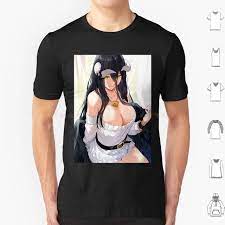 Sexy Busty Albedo Hot Boobs Tits ( Overlord Lewd Anime Hentai Ecchi  Succubus ) T Shirt Cotton Men Women Diy Print Albedo Waifu - T-shirts -  AliExpress