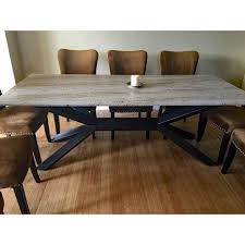 It's easy at sierra living concepts; Industrial Trestle Dining Table Base Chairish