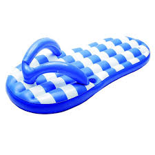Colourful and relaxing beach accessory in 3d. Blue Wave Marine Blue Flip Flop 71 In Inflatable Pool Float Nt1775 The Home Depot