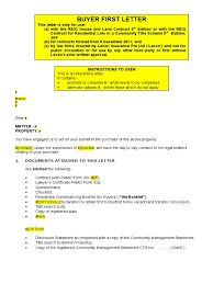 You can buy vacant land directly from the sellers…there are never any commissions or hidden brokers fees! Template Buyer First Letter Conveyancing Lease