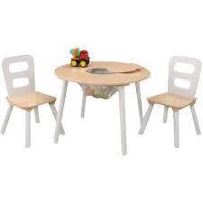 Kidkraft Kid S 3 Piece Round Table And Chair Set Kids Table Chair Set Round Table And Chairs Table