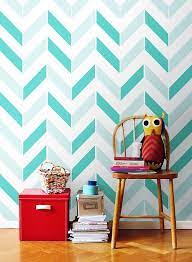 Combine purple, dark blue, light blue and white. 26 Chevron Home Decor Ideas That Catch An Eye Shelterness