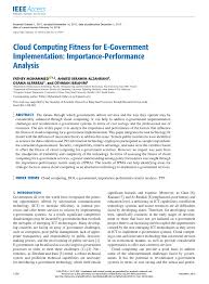 Cloud computing is projected to increase from $67b in 2015 to $162b in 2020 attaining a compound annual growth rate (cagr) of 19%. Pdf Cloud Computing Fitness For E Government Implementation Importance Performance Analysis