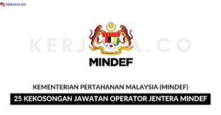 Di bawah kementerian kewangan →. Kementerian Pertahanan Malaysia Mindef Kerja Kosong Kerajaan