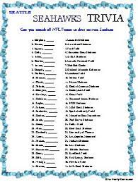Please understand that our phone lines must be clear for urgent medical care needs. Seattle Seahawks Trivia Challenge