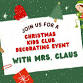 Decorating & Crafts w/Mrs. Claus event in Horseheads, NY