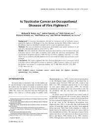 Research shows that higher intakes of vitamin c can help reduce cancer by killing cancer cells. Pdf Is Testicular Cancer An Occupational Disease Of Fire Fighters Nick Garrett And Michael Bates Academia Edu