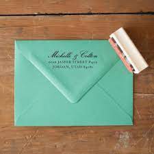 Wedding Invitation Stamp Wedding Address Stamp Return Address Stamp Wedding