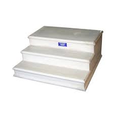 Prefab concrete steps are concrete steps that are made at a concrete supply shop, then delivered to your home or place of business, and professionally installed. 3 Tread 7 In Rise 24 In Stoop Step 10037s The Home Depot