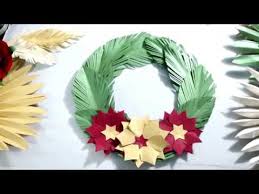 Hiasan lainnya yang dapat dibuat dari peta adalah berbentuk bunga yang dapat. Cara Membuat Dekorasi Hiasan Natal Dari Kertas Hiasan Pintu Saat Natal Diy Christmas Decoration Youtube