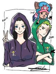 Zoro X Robin And Chopper Zoro And Robin One Piece Comic One Piece Fanart