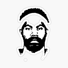 Rasheed Wallace Fan Sheed Face UNC Blue North" Sticker for Sale by  WinstoPerrin